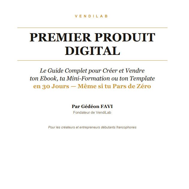 Promotion produit / service — gedeonvendilab