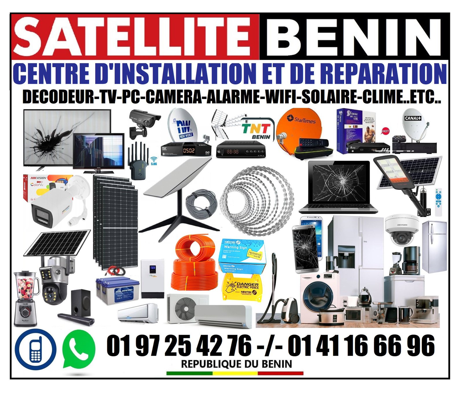 Promotion produit / service — satellitebenin